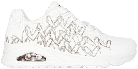 Amazon.com | Skechers Women's Golden Heart Sneaker, Black Gold, 6