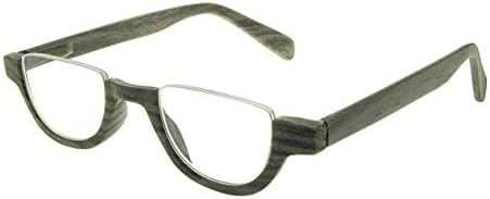Goodlookers Reading Glasses 'Fulham' Grey +3.00