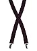 Matching Plum Adjustable Suspender and Bow Tie Sets, Kids to Adults Sizing (Youth 40