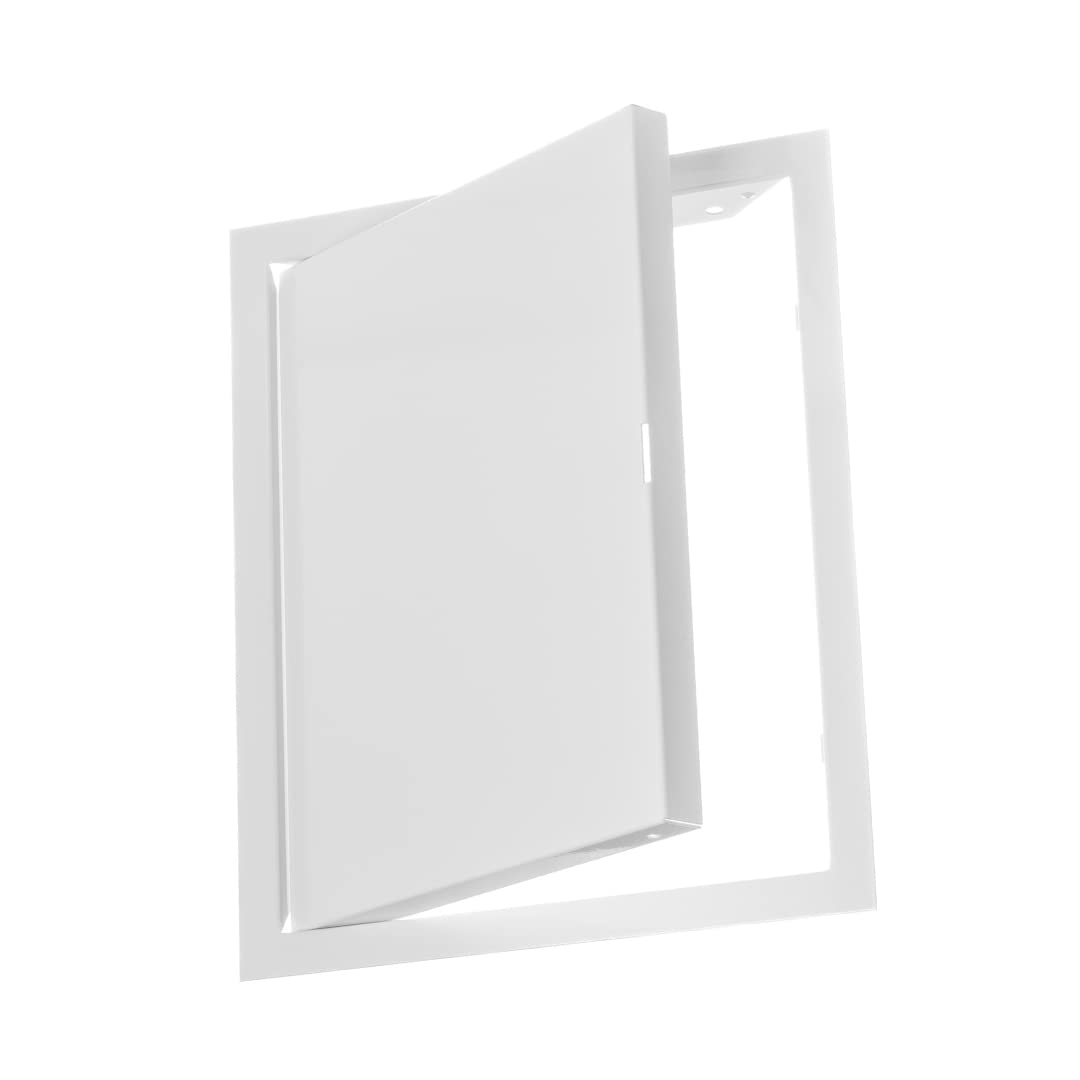 200x250mm Metal Access Panel - Wall/Ceiling Hatch - 8x10 inch Inspection Door - Galvanised Steel White