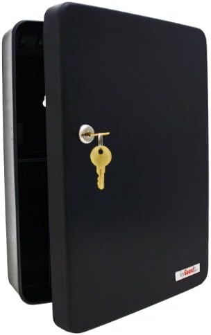 KeyGuard SL-9122-K Key Cabinet With Chrome Disc Tumbler Cam Lock - 122 Hook