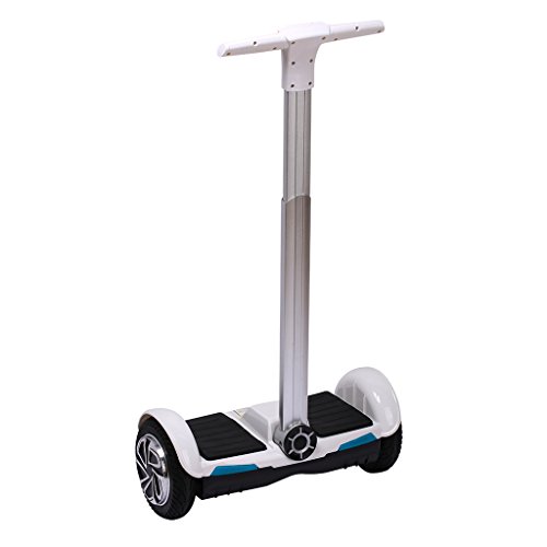 Monopatín Eléctrico (2 Ruedas, 10Km/h, 100Kg de carga) - Blanco