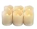 Intsun® Set of 9 Pcs Melted Edge Wax Flameless LED Candles with Remote Control, LED tea lights, Mini Flickering Unscented Candles lights for wedding, birthday, party, room decoration, Yellow Light