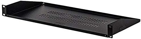 1U Black 8" (210mm) deep Cantilever Server Shelf Vented Shelves Rack Mount 19"(Sold by Etechwork)