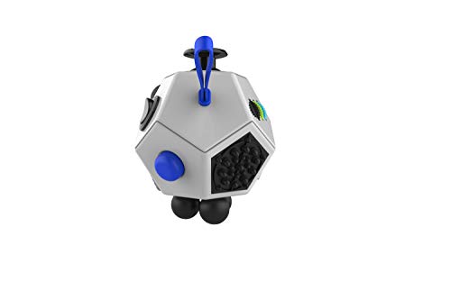 Fidget Dodecagon 12 Side Fidget Cube Relieves Stress And Anxiety Anti Depression Cube For Children And Adults With Autism White Pricepulse