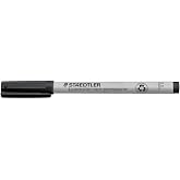 Staedtler 316 9 Universal Fineliner Pen LUMOCOLOR NON-PERMANENT F &ndash; Black