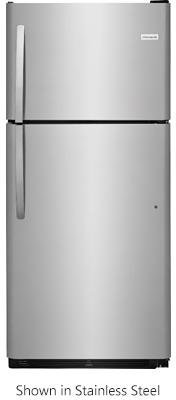 Click Here to See More Images Frigidaire FFHT2032TP 30 Inch Freestanding Top Freezer Refrigerator with 20 cu. ft. Total Capacity, in Pearl White
