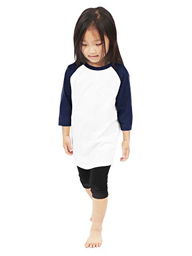image for Hat and Beyond Kids Raglan 3/4 Sleeves Baseball T Shirts Baby Tees Sch