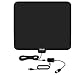 HDTV Antenna,65-100 Miles Indoor HDTV Antenna Digital TV Antenna with Signal Amplifier-Support 4K 1080P Freeview Channels - 13.2Ft Coaxial Cable
