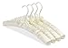 Whitmor Satin Padded Hangers Bone Set of 4 primary