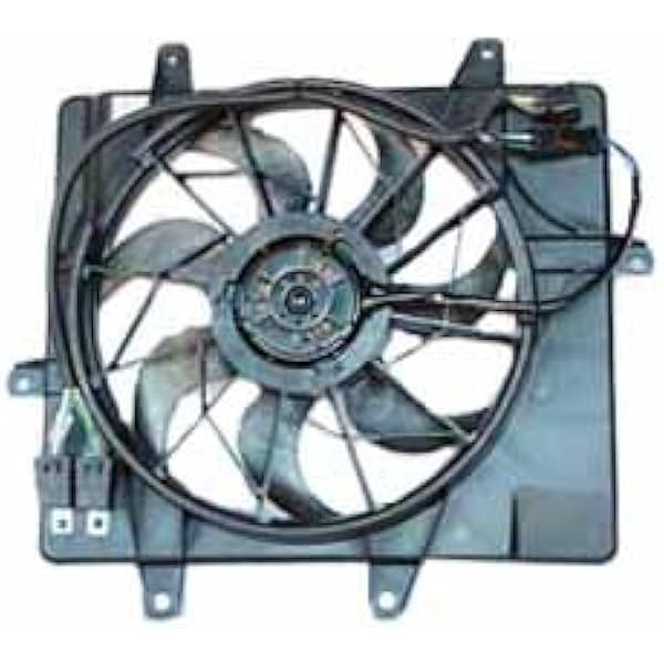 Amazon Com Tyc 621240 Chrysler Pt Cruiser Replacement Radiator Condenser Cooling Fan Assembly Automotive