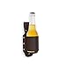 2 Pieces PU Leather Beer Holster, Soda Beverage Holder, for 12 Ounce Beer Bottle Can
