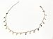 Women Sexy Sequins Choker Necklace Short Star Pendant Jewelry Chains (Gold color)
