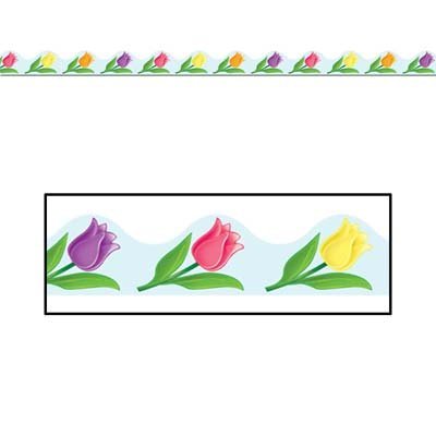 Beistle 50202 Spring Border Trim Party Accessory, 37-Feet