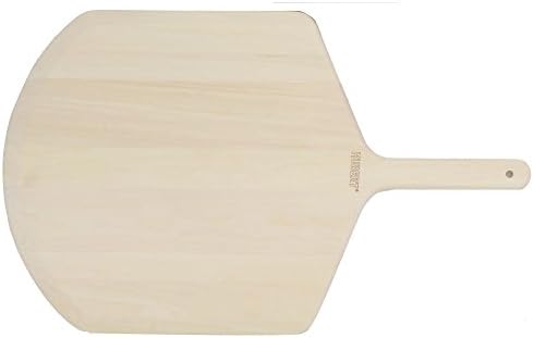 Mr Peel Wood Pizza Peel with 8"L Handle - 18"L x 16"W Blade