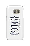 Sacramento, California - 916 Area Code (Blue) (Galaxy S7 Cell Phone Case, Slim Barely There)