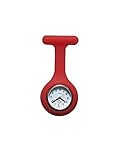 PromiseU Nurses Fob Watch Brooch Blue Silicon Gel Fob Watches