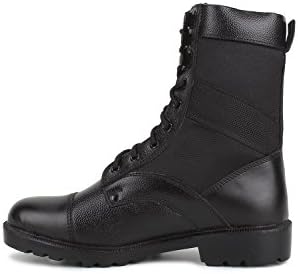 Armstar Men's Black Leather High Ankle Boots