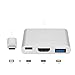 USB-C to HDMI&USB3.0, Anbear USB-C Digital AV Multiport Adapter USB Type C to HDMI/USB 3.0 USB-C Charger Converter for Nintendo Switch,MacBook Pro 2018, Samsung Galaxy S9 S8/S8+