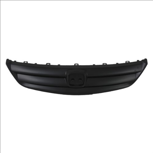 CarPartsDepot 4D Sedan Front Grill Grille Black Assembly Compatible With 2001-2003 Honda Civic Ho1200155