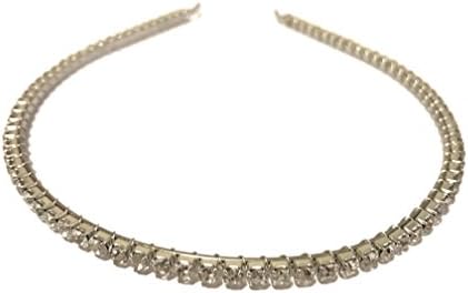 Simple Narrow Women's Full Crystal Rhinestone Headband Hair Band Bridal Prom Formal headband Hair Accessories