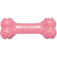 KONG - Puppy Goodie BoneÂª - Teething Rubber, Treat Dispensing Dog Toy - For Small Puppies (Assorted Colors)