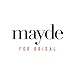 Mayde Ribbon Hair Ties, Hair Bands Party Favors Kit for Bachelorette or Bridal Parties (Gold, Pack of 12)