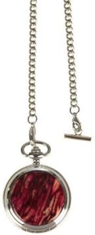 Natural Scottish Heathergems Pocket Fob Watch with Mechanical Hunter - Free Post