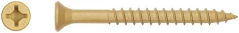 5# 8X1-5/8" Tan Deck Screws