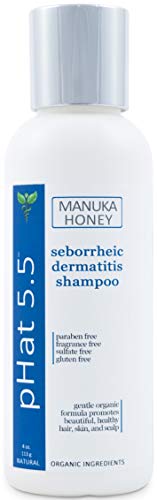 Sulfate Free Shampoo for Seborrheic Dermatitis with Manuka Honey, Coconut Oil and Aloe Vera - Dandruff and Itchy Scalp Treatment - Antifungal Moisturizing Shampoo for Dry Scalp Treatment (4 oz) Sulfate Free Shampoo for Seborrheic Dermatitis with Manuka Honey, Coconut Oil and Aloe Vera - Dandruff and Itchy Scalp Treatment - Antifungal Moisturizing Shampoo for Dry Scalp Treatment (4 oz)