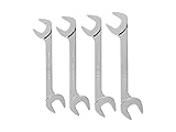 TEKTON Angle Head Open End Wrench Set, 4-Piece