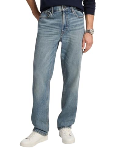 Michael Kors Men's Finn Straight Jean, Light Indigo Wash, 38/30 at Amazon