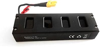 ANNONGONE 7.4V 25C 1800mAh LiPo Battery for MJX Bugs Drone 3