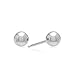 NYC Sterling Silver Stud Earrings Silver Ball Earrings for Women Elegant and Modern Earrings 3mm-10mm Women Studs Ideal for Everyday Wear, Special Occasions