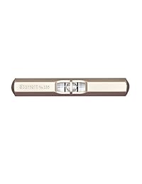 Starrett 135A nivel de bolsillo con acabado niquelado satinado, tamaño de 2 1 2"