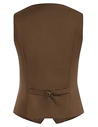 Belle Poque Womens Plus Size Waistcoat Vest Vintage