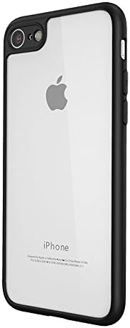 iPhone 7 Thin Clear Case , Acewin Anti-fingerprint Lightweight Soft Flexible Premium TPU Slim Fit Case Cover for iPhone 7 (4.7 Inches) (Black)