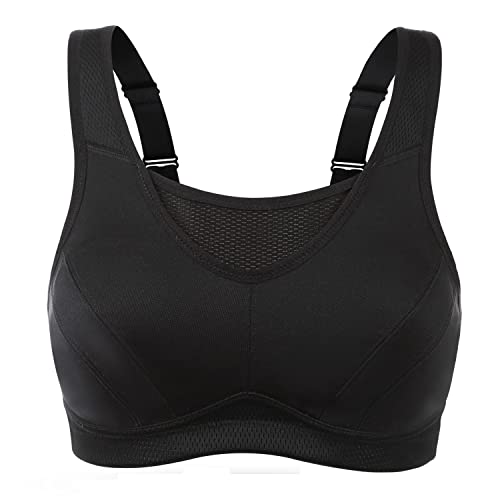 ZeroBound Women's Sports Bra High Impact Large Bust Full Coverage
