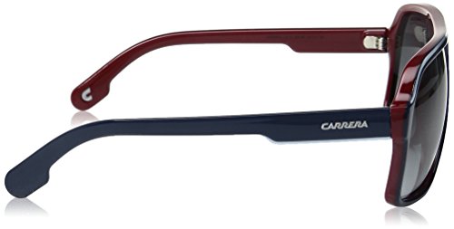 Carrera Men's Ca1001s Aviator Sunglasses, Blue Red/Dark Gray Gradiet, 62 mm