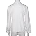 Long Sleeve Shirt,Hemlock Women's Turn Down Collar Blouse Button Tops (M, White)