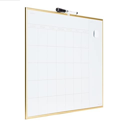 U Brands Monthly Calendar Dry Erase Board, 16 x 20 Inches
