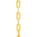 ChainBoss Yellow Plastic Chain with Sun Shield 10 Year UV Protection – 125 feet