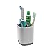 Sam4shine Toothbrush Caddy, Upgraded Bathroom Toothbrush Holder, Electric/Battery Toothbrush and Toothpaste Organizer Rack(Small, Grey)
