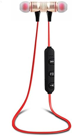 BLUETOOTH HEADPHONES WIRELESS 4.1 by WEB-GAP. MAGNETIC SPORT EARBUDS. Magnetic Earphones with Noise Cancellation Support Sweat-proof Stereo Headset for iPhone IOS and Android