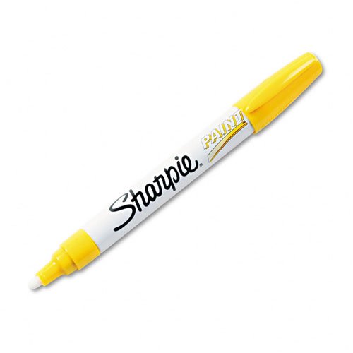 Sanford(R) Sharpie(R) Paint Marker, Medium Point, Yellow