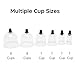 Cupping Warehouse 20 Poly Cupping Set Massage Therapy Cup with Pump, Secure Valves, and Extension Hose 20 Polycarbonate Cups Cupping Therapy Set Pain Relief, Myofascial Release
