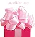HipGirl Pink Ribbon for Crafts 15 Yards It's a Girl 3/8