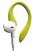 EARBUDi Ear Hooks Compatible with Apple Wired EarPods | Adjustable Rubber Ear Loops Keeps Earbuds Secure During Activity | Neon Green