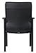 Boss Office Products Mid Back LeatherPlus Guest Chair in Black