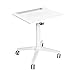 Seville Classics Airlift 25.6″ XL Sit-Stand Adjustable Student Classroom Cup Holder Mobile Desk, Whitethumb 2